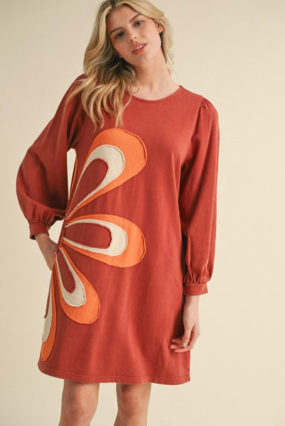 Flower Power Dress-Masala