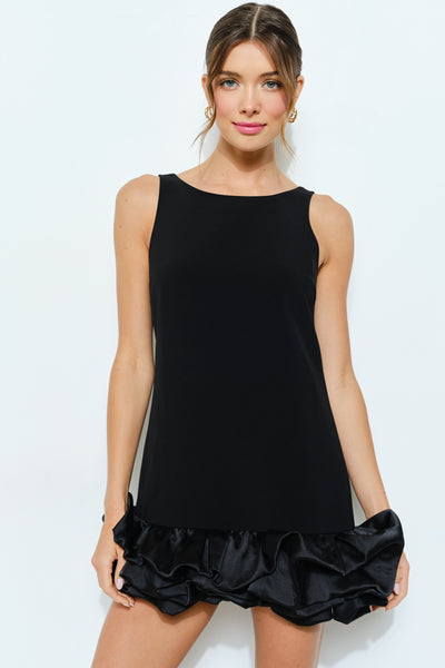 The Irie Bubble Dress (BLACK)