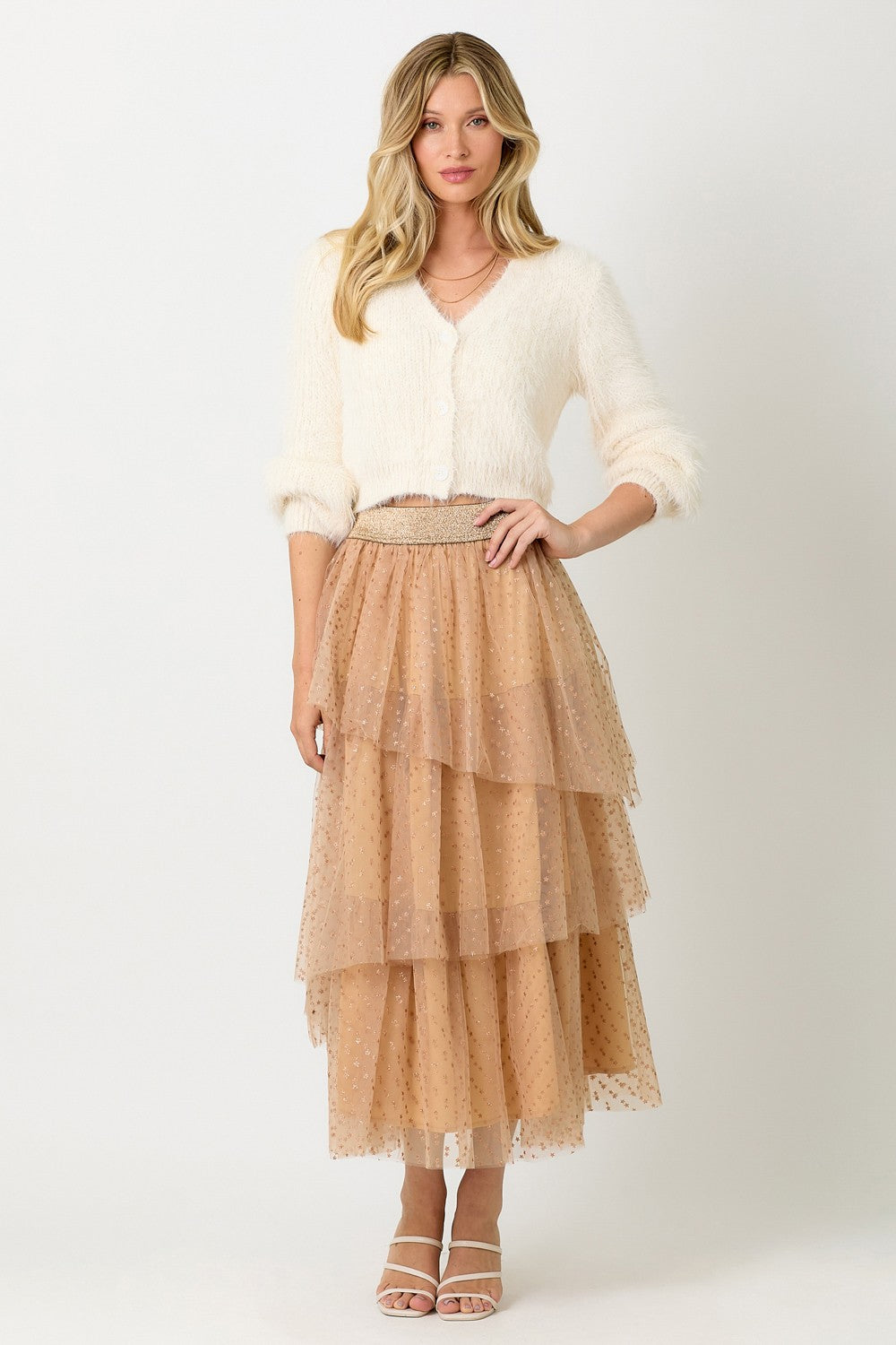 La Estrella Layered Tulle Skirt