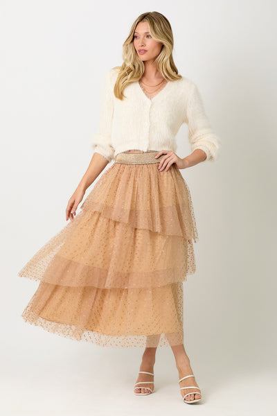 La Estrella Layered Tulle Skirt