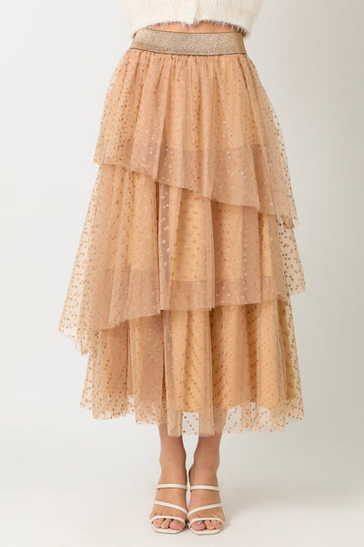 La Estrella Layered Tulle Skirt