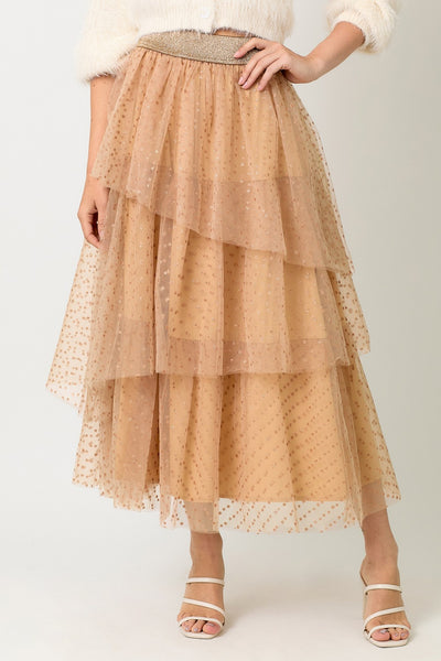 La Estrella Layered Tulle Skirt