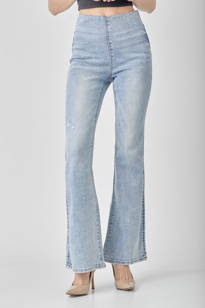 PLUS High Rise Pull Up Jeans