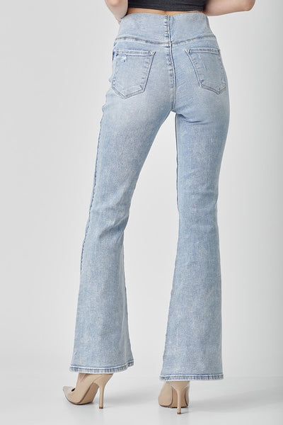 PLUS High Rise Pull Up Jeans