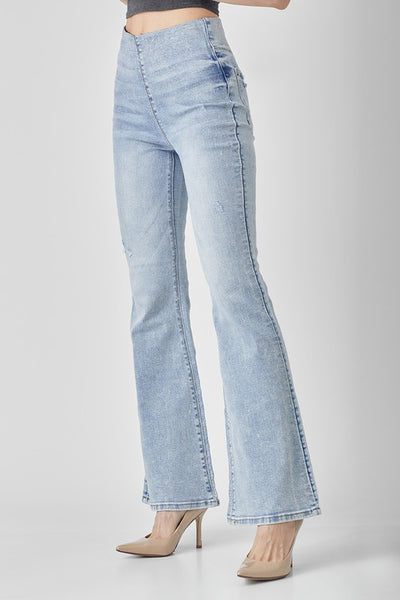 PLUS High Rise Pull Up Jeans