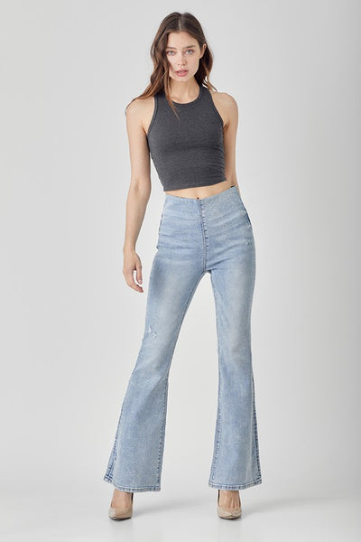 PLUS High Rise Pull Up Jeans